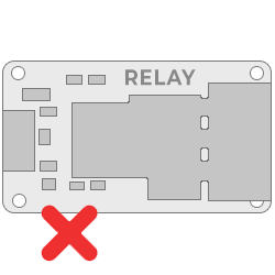 NO, this setup does not use a relay